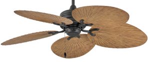 Hinkley 901952FMB-NWD Tropic Air 52 inch Matte Black with KOA Blades Ceiling Fan