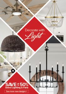 Decorate with Light - Lighting and Fan Sale