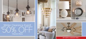 Winter Lighting Clearance Event