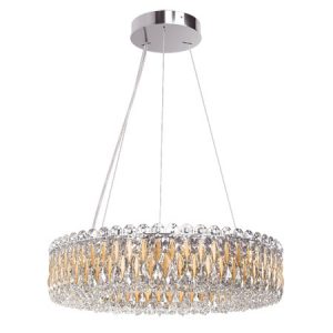 Sarella Pendant in Heirloom Gold with Swarovski Crystals Bedroom Schonbek RS 8348N-22H