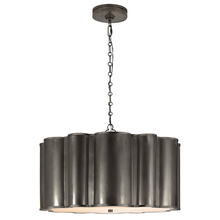 Markos Collection 4-Light Pendant in Bronze with Hanging Chain Visual Comfort AH 5215BZ