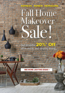 Fall Home Makeover Sale