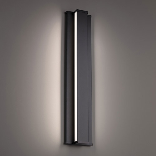 Revels Collection LED Outdoor Wall Sconce in Black with Acrylic Diffuser and Color Temperature Adjustability WAC Lighting WS-W13324-30-BK